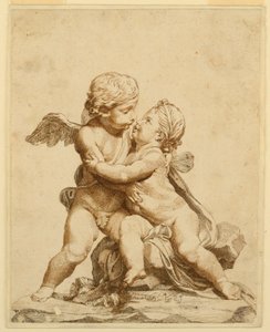 Dos cupidos besándose de Tommaso Todeschini